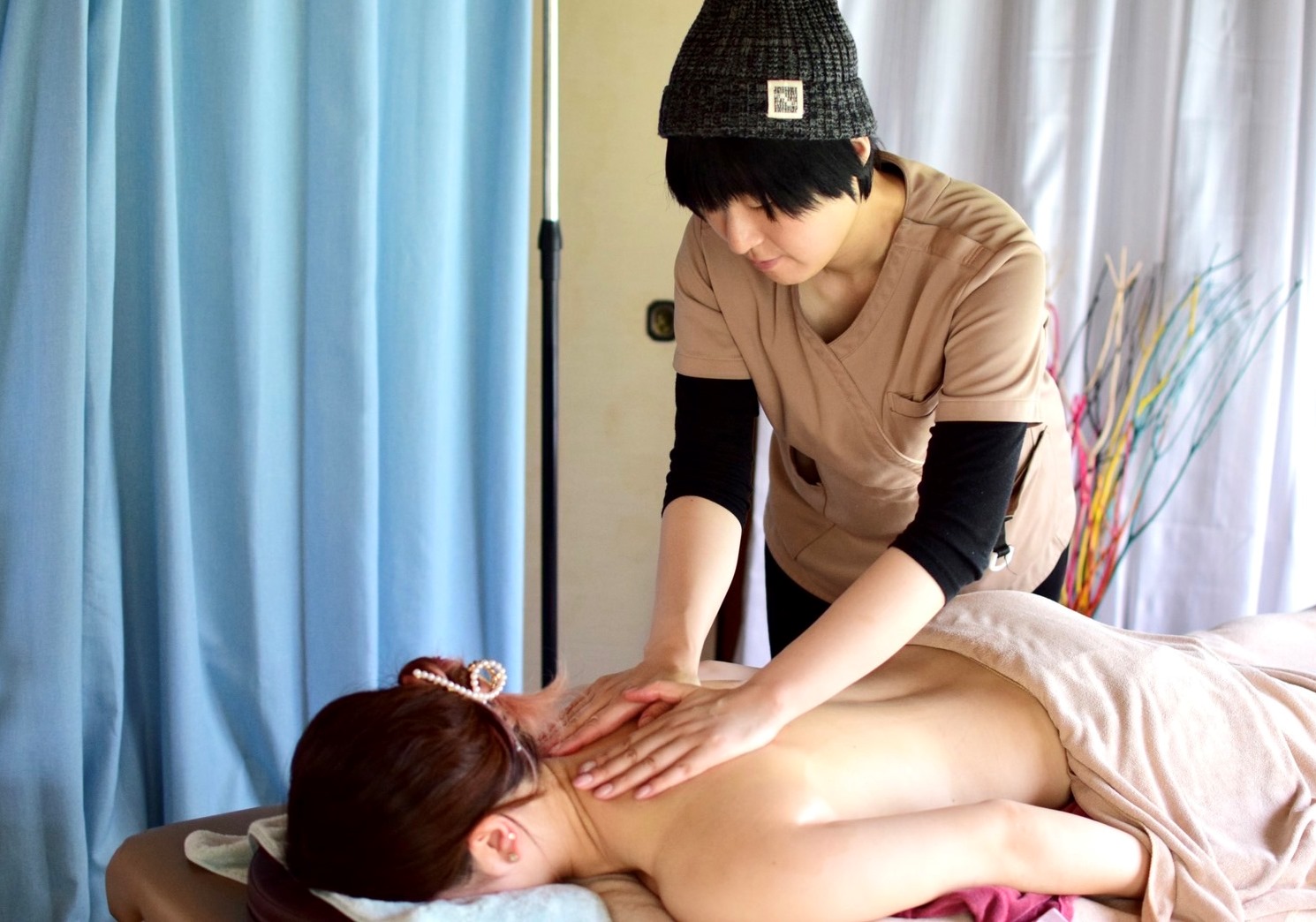 地産地消の癒しとキレイを！ 徳島県三好市特産「ミツマタ」炭パックづくり＆背中ケア+アロマで至福のリラクゼーション_5